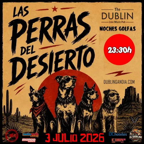 Cartel: » LAS PERRAS DEL DESIERTO «