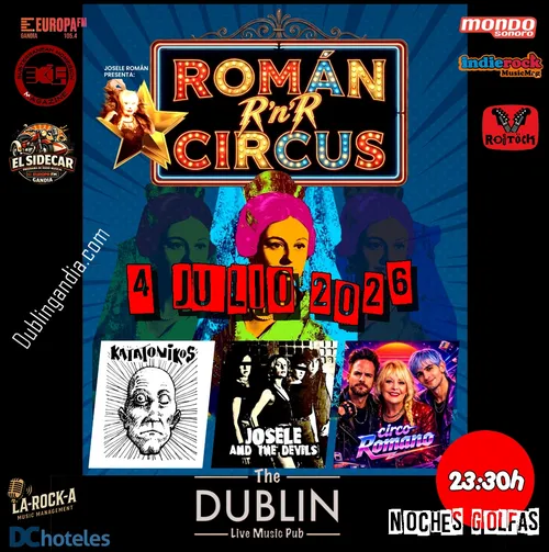 Cartel: » ROMÁN R’N’R CIRCUS «